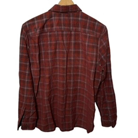 Royal Robbins Covert Cord Organic Cotton Plaid Shirt Button Down Mens Size Large - Picture 5 of 12